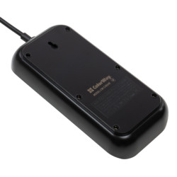 Мережевий фільтр живлення ColorWay CW-CHE64B, 6 розеток/4USB Black (CW-CHE64B)