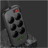 Мережевий фільтр живлення ColorWay CW-CHE64B, 6 розеток/4USB Black (CW-CHE64B)