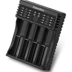 Зарядний пристрій для акумуляторів Camelion Univercal charger for Ni-MH 1.2V, Li-Fe 3.2V, Li-Ion 3.7 to 3.85V, Input DC 5V-2A (L