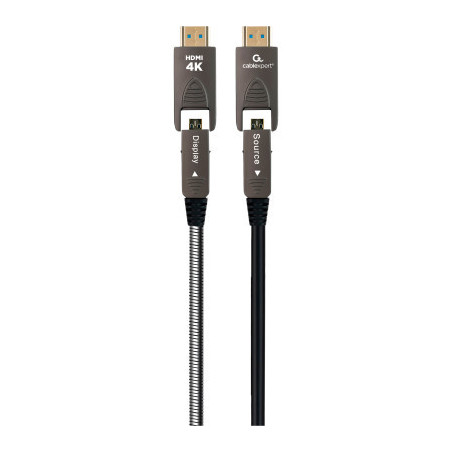 Кабель мультимедійний HDMI M to HDMI M 30.0m V2.0 4K60Hz A/D to A/D AOC Cablexpert (CCAP-HDMIDD-AOC-30M)