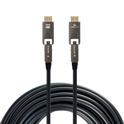 Кабель мультимедійний HDMI M to HDMI M 30.0m V2.0 4K60Hz A/D to A/D AOC Cablexpert (CCAP-HDMIDD-AOC-30M)