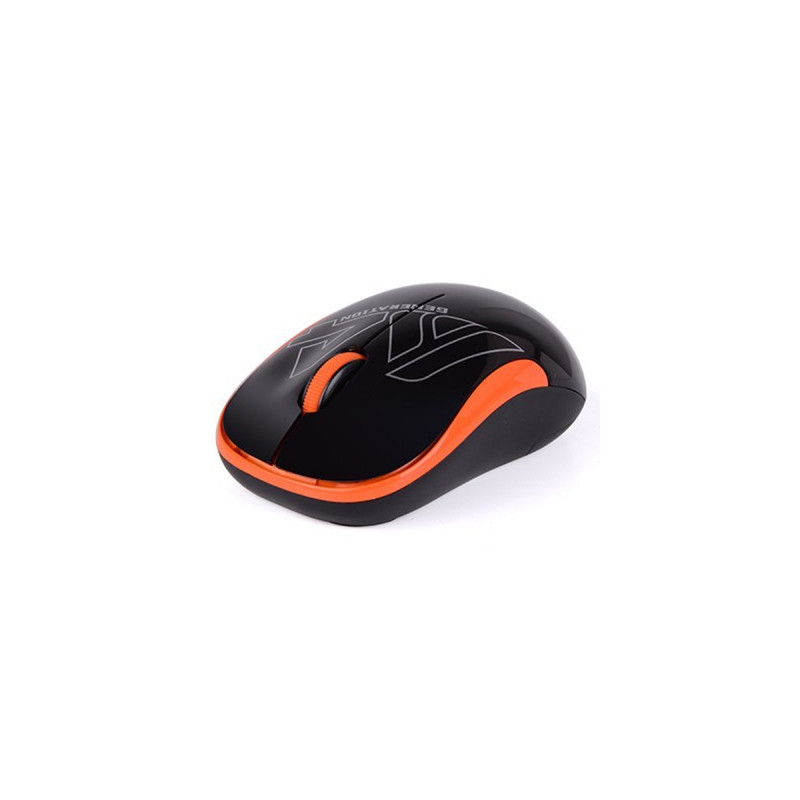 Мишка A4Tech G3-300N Black+Orange (4711421931687)