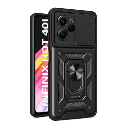 Чохол до мобільного телефона BeCover Military Infinix Hot 40i (X6528B) Black (710673)