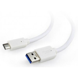 Дата кабель USB 3.0 AM to USB-C 3.0m Cablexpert (CCP-USB3-AMCM-W-10)