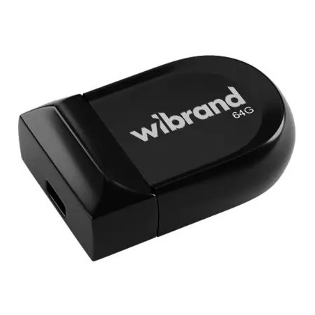 USB флеш накопичувач Wibrand 64GB Scorpio Black USB 2.0 (WI2.0/SC64M3B)