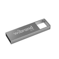 USB флеш накопичувач Wibrand 32GB Shark Silver USB 2.0 (WI2.0/SH32U4S)