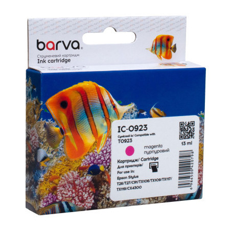 Картридж Barva Epson T0923/T1083 (C13T10834A10) 290ст, magenta (IC-0923)