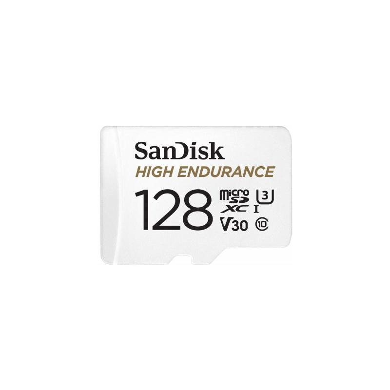 Карта пам'яті SanDisk 128GB microSDXC class 10 UHS-I U3 V30 High Endurance (SDSQQNR-128G-GN6IA)