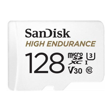 Карта пам'яті SanDisk 128GB microSDXC class 10 UHS-I U3 V30 High Endurance (SDSQQNR-128G-GN6IA)