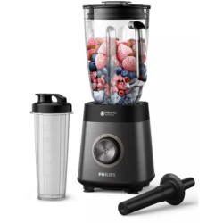 Блендер Philips стаціонарний Series 5000, 1200Вт, чаша-2000мл, скло, склянка в ко (HR3041/00)