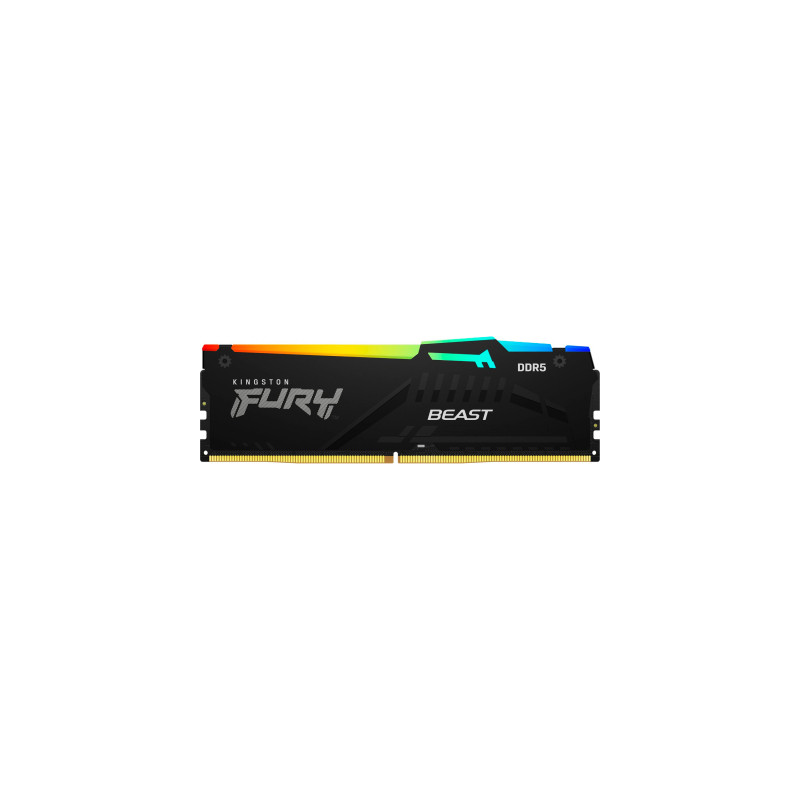 Модуль пам'яті для комп'ютера DDR5 16GB 6400 MHz Beast RGB EXPO Kingston Fury (ex.HyperX) (KF564C32BBEA-16)