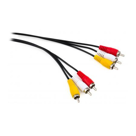 Кабель мультимедійний 3xRCA M to 3xRCA M 1.8m Vinga (VCP3RCA1.8)