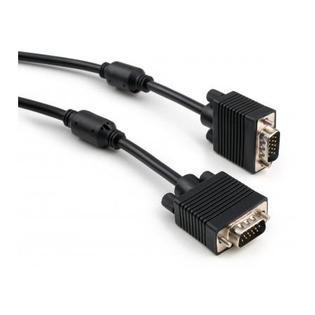 Кабель мультимедійний VGA M to VGA M 10.0m Vinga (VCPVGAF10BK)