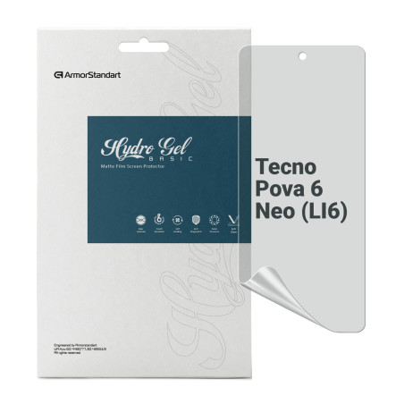 Плівка захисна Armorstandart Matte Tecno Pova 6 Neo (LI6) (ARM78166)