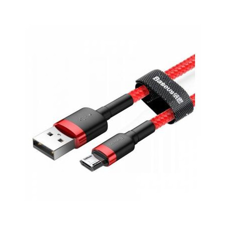 Дата кабель USB 2.0 AM to Micro 5P 1.0m Cafule 2.4A red+red Baseus (CAMKLF-B09)