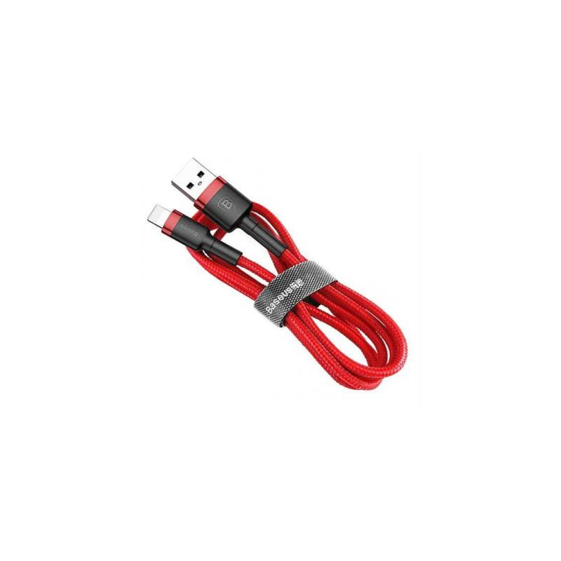 Дата кабель USB 2.0 AM to USB-C 1.0m Cafule 3A red+red Baseus (CATKLF-B09)