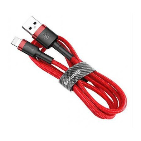 Дата кабель USB 2.0 AM to USB-C 1.0m Cafule 3A red+red Baseus (CATKLF-B09)