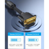 Кабель мультимедійний DVI M to DVI M 8.0m 24+1pin 2K60Hz ferrite Vention (EAEBK)