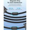 Кабель мультимедійний DVI M to DVI M 8.0m 24+1pin 2K60Hz ferrite Vention (EAEBK)