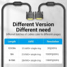 Кабель мультимедійний DVI M to DVI M 8.0m 24+1pin 2K60Hz ferrite Vention (EAEBK)