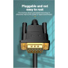 Кабель мультимедійний VGA M to VGA M 2.0m ferrite Vention (DAEBH)
