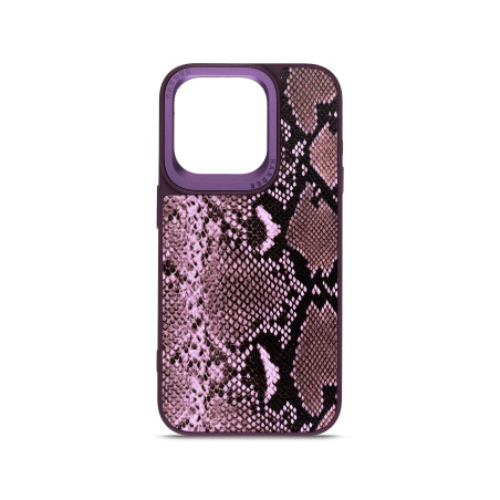 Чохол до мобільного телефона Harder Genuine Snake Apple iPhone 14 Pro Dark Purple (ARM76788)