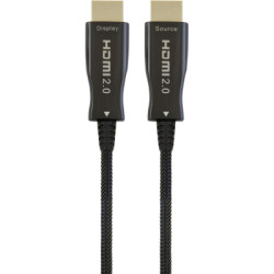 Кабель мультимедійний HDMI M to HDMI M 25.0m V2.0 4K60Hz optical Cablexpert (CCBP-HDMI-AOC-25M)