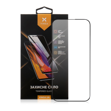 Скло захисне Vinga Apple iPhone 16 Pro Max (VGIP16PM)