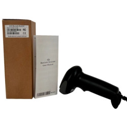 Сканер штрих-коду ІКС ІКС-3206 CCD/1D, USB, black (ІКС-3206-1D-USB)