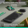 Клавіатура Logitech POP Icon Keys Bluetooth UA Graphite (920-013157)