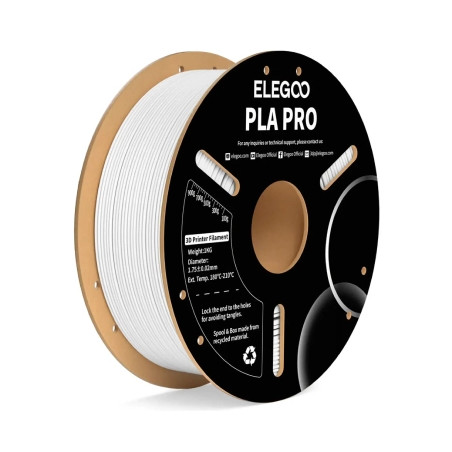 Пластик для 3D-принтера ELEGOO PLA PRO 1кг, 1.75мм, white (50.203.0189)