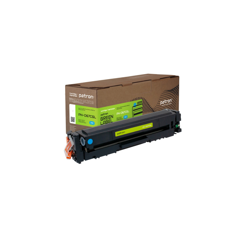 Картридж Patron Canon 067 cyan Green Label (PN-067CGL)