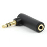 Перехідник 3.5мм M / F 3.5 мм угловой Cablexpert (A-3.5M-3.5FL)