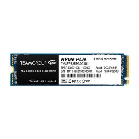Накопичувач SSD M.2 2280 256GB Team (TM8FP6256G0C101)