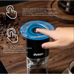 Кавомолка DYXON MEGAGRIND 155 Black (DXNKMMGGD155B)