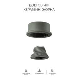 Кавомолка DYXON MEGAGRIND 155 Black (DXNKMMGGD155B)