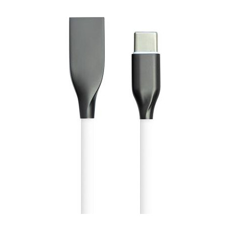Дата кабель USB 2.0 AM to USB-C 1.0m white PowerPlant (CA910717)