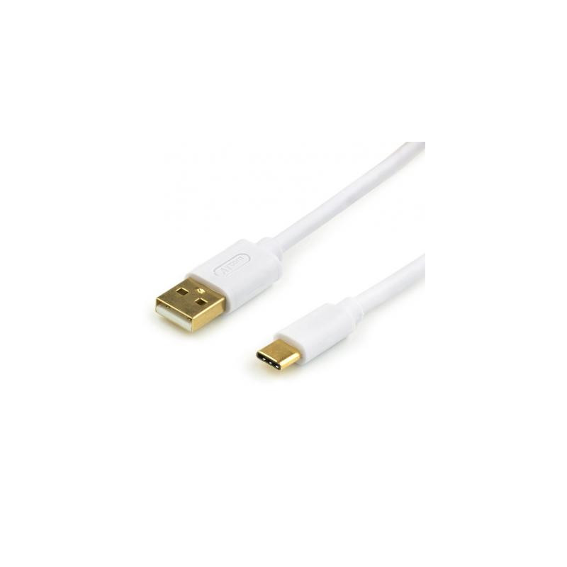 Дата кабель USB 2.0 AM to USB-C 1.8m Atcom (13427)