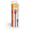 Дата кабель USB 2.0 AM to Lightning 2.0m red ColorWay (CW-CBUL007-RD)