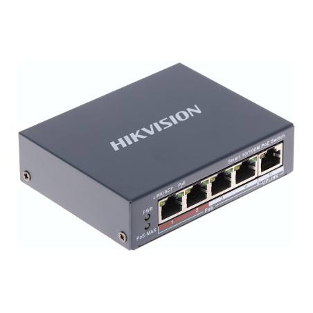 Комутатор мережевий Hikvision DS-3E1105P-EI/V2