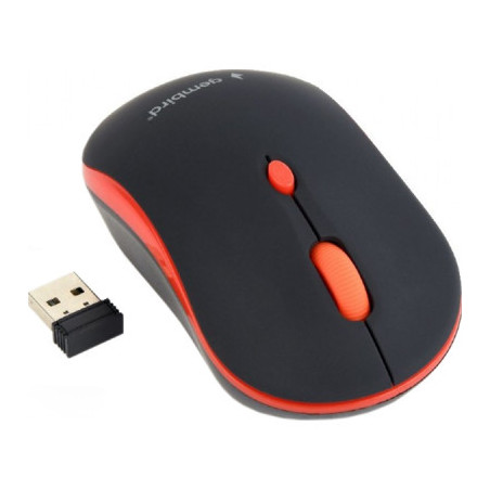 Мишка Gembird MUSW-4B-03-R Black+Red (MUSW-4B-03-R)