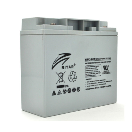 Батарея до ДБЖ Ritar HR12-60W, 12V-17.0Ah (HR1260W)