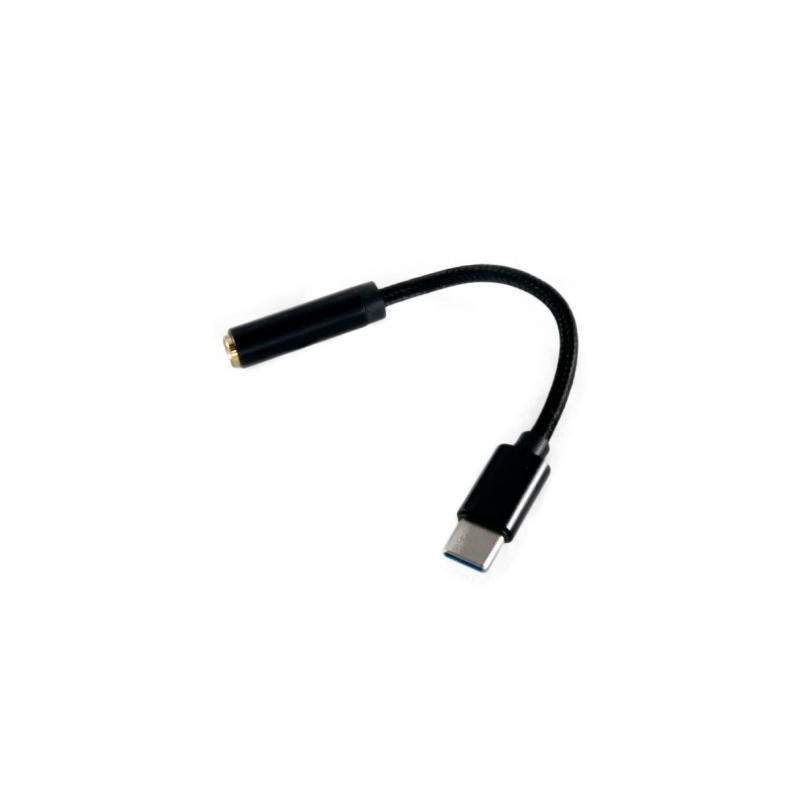 Перехідник Type-C to Audio 3.5mm (Plug-Socket) 0.12m Extradigital (KBA1760)