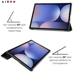 Чохол до планшета AirOn Premium Samsung Galaxy tab S10 Plus 12.4 2024 + film Black (4822356758483)
