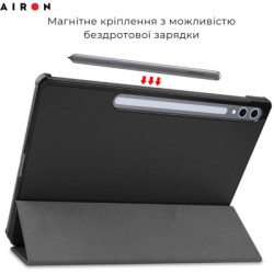 Чохол до планшета AirOn Premium Samsung Galaxy tab S10 Plus 12.4 2024 + film Black (4822356758483)