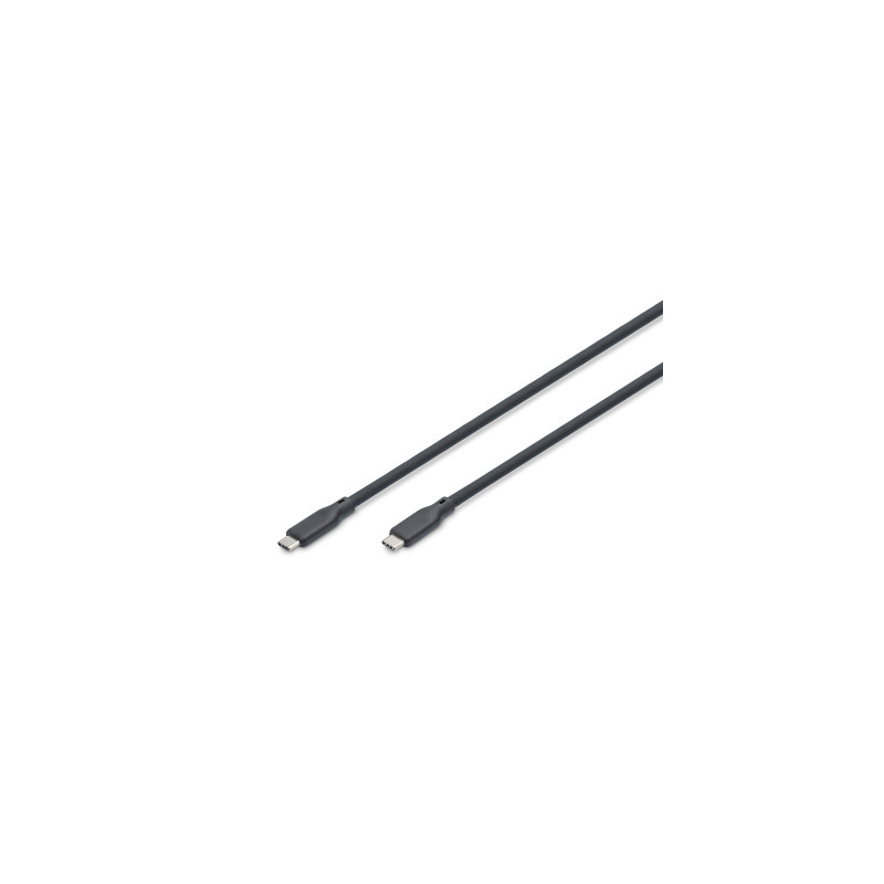 Дата кабель USB-C to USB-C 2.0m USB 4.0 Gen2 20G 240W 8K silicone black Digitus (AK-300344-020-S)