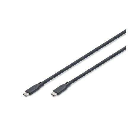 Дата кабель USB-C to USB-C 2.0m USB 4.0 Gen2 20G 240W 8K silicone black Digitus (AK-300344-020-S)