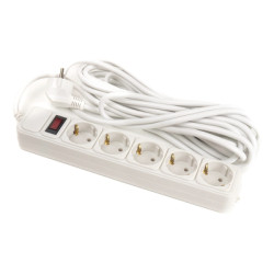 Мережевий фільтр живлення PowerPlant 7 м, 5 розеток, 3x1.5мм2, евростандарт (JY-1056/7) (PPSA10M70S5B)