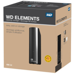 Зовнішній жорсткий диск 3.5" 14TB Elements Desktop WD (WDBWLG0140HBK-EESN)