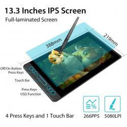 Планшет-монітор Huion Kamvas 13 (GS1331)